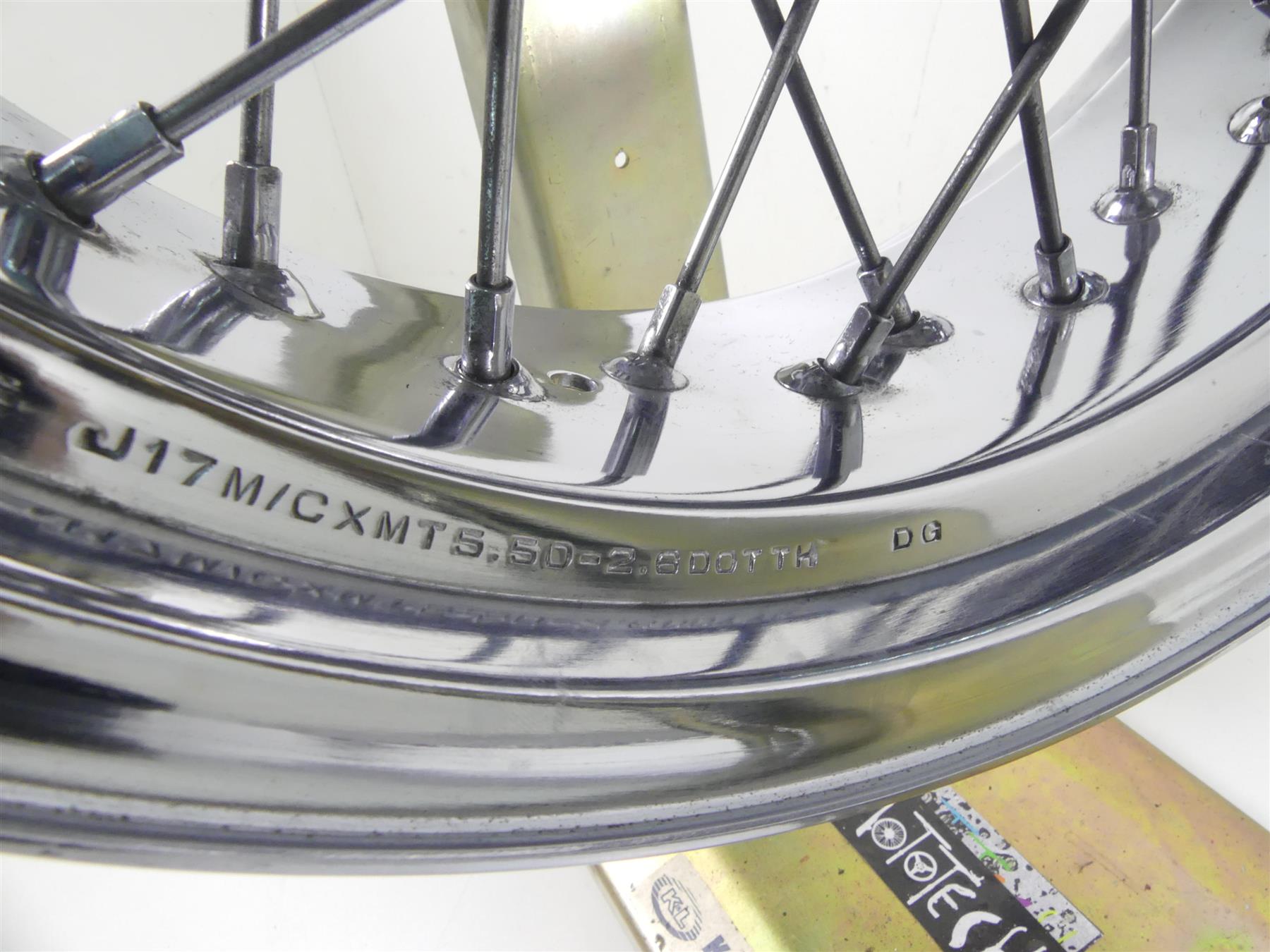 2007 Ducati Sport Classic GT1000 Rear 17x5.5 Union Cycle Wheel Rim 50021361A {{ shop.shopifyCountryName }} - Mototech271