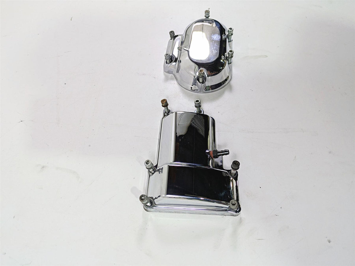 2007 Harley Touring FLHRSE CVO Road King Transmission Chrome Cover Set 34469-06B {{ shop.shopifyCountryName }} - Mototech271