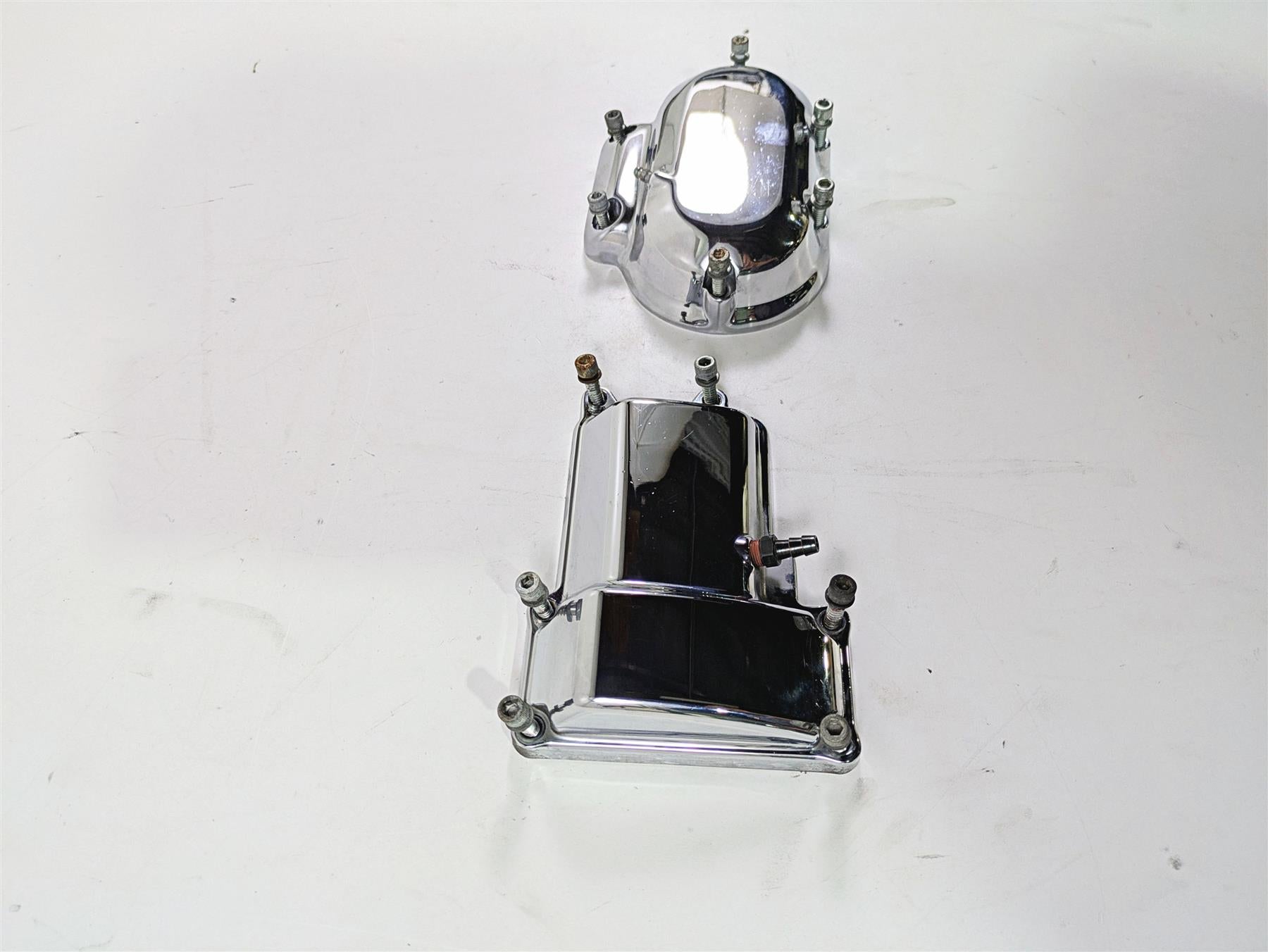 2007 Harley Touring FLHRSE CVO Road King Transmission Chrome Cover Set 34469-06B {{ shop.shopifyCountryName }} - Mototech271
