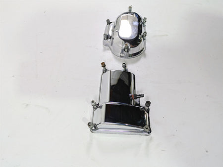2007 Harley Touring FLHRSE CVO Road King Transmission Chrome Cover Set 34469-06B {{ shop.shopifyCountryName }} - Mototech271