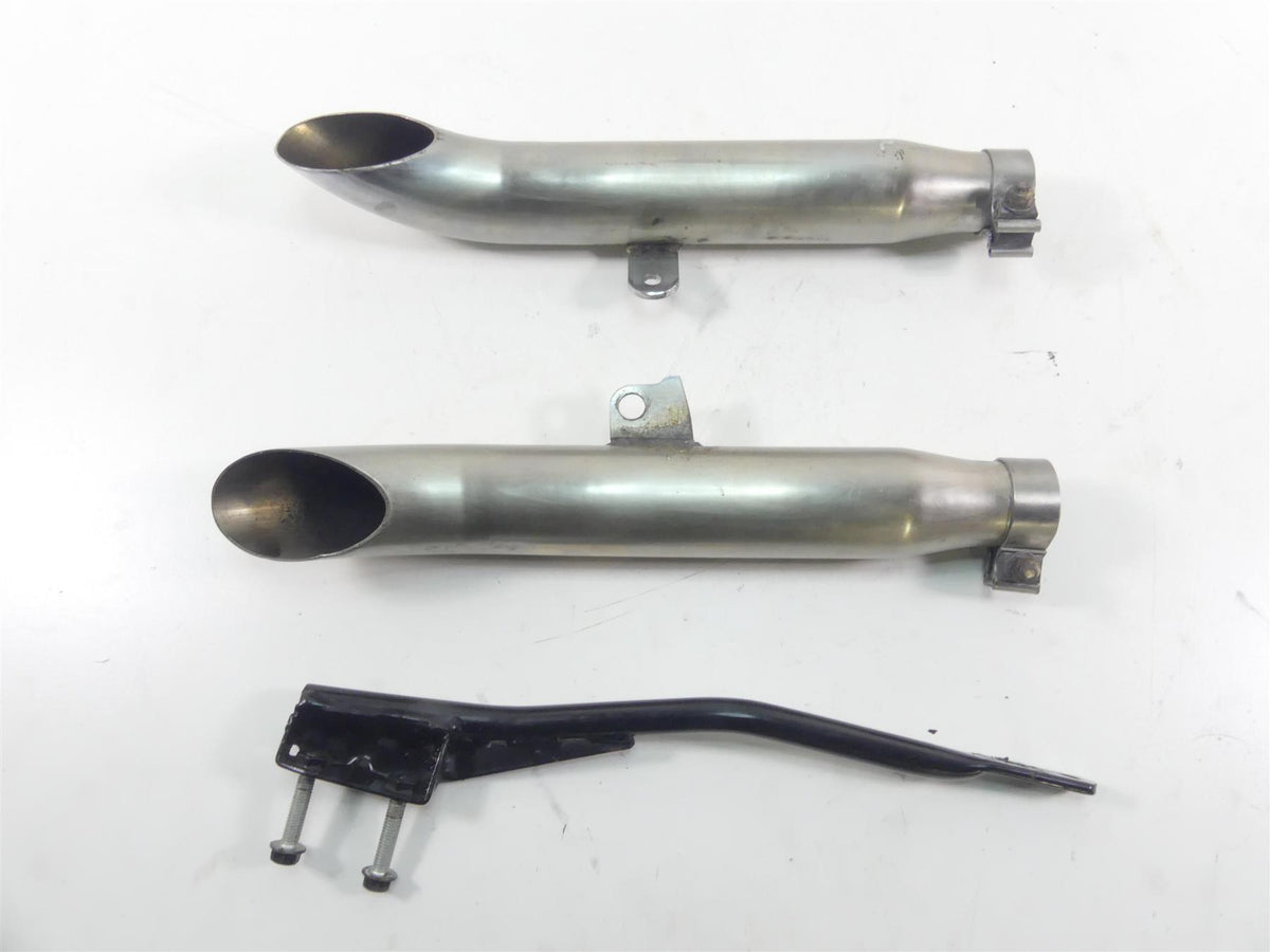 2003 Harley Sportster XL1200 C 100th Anniv Slash Cut SlipOn Muffler Exhaust Set {{ shop.shopifyCountryName }} - Mototech271