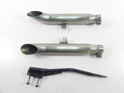 2003 Harley Sportster XL1200 C 100th Anniv Slash Cut SlipOn Muffler Exhaust Set | Mototech271