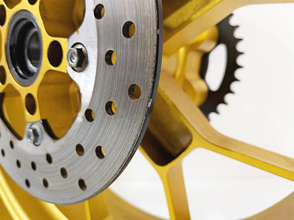 2008 Aprilia RSVR 1000 Factory Rear Wheel Rim 17x6 Gold Evo Forged 853376 {{ shop.shopifyCountryName }} - Mototech271