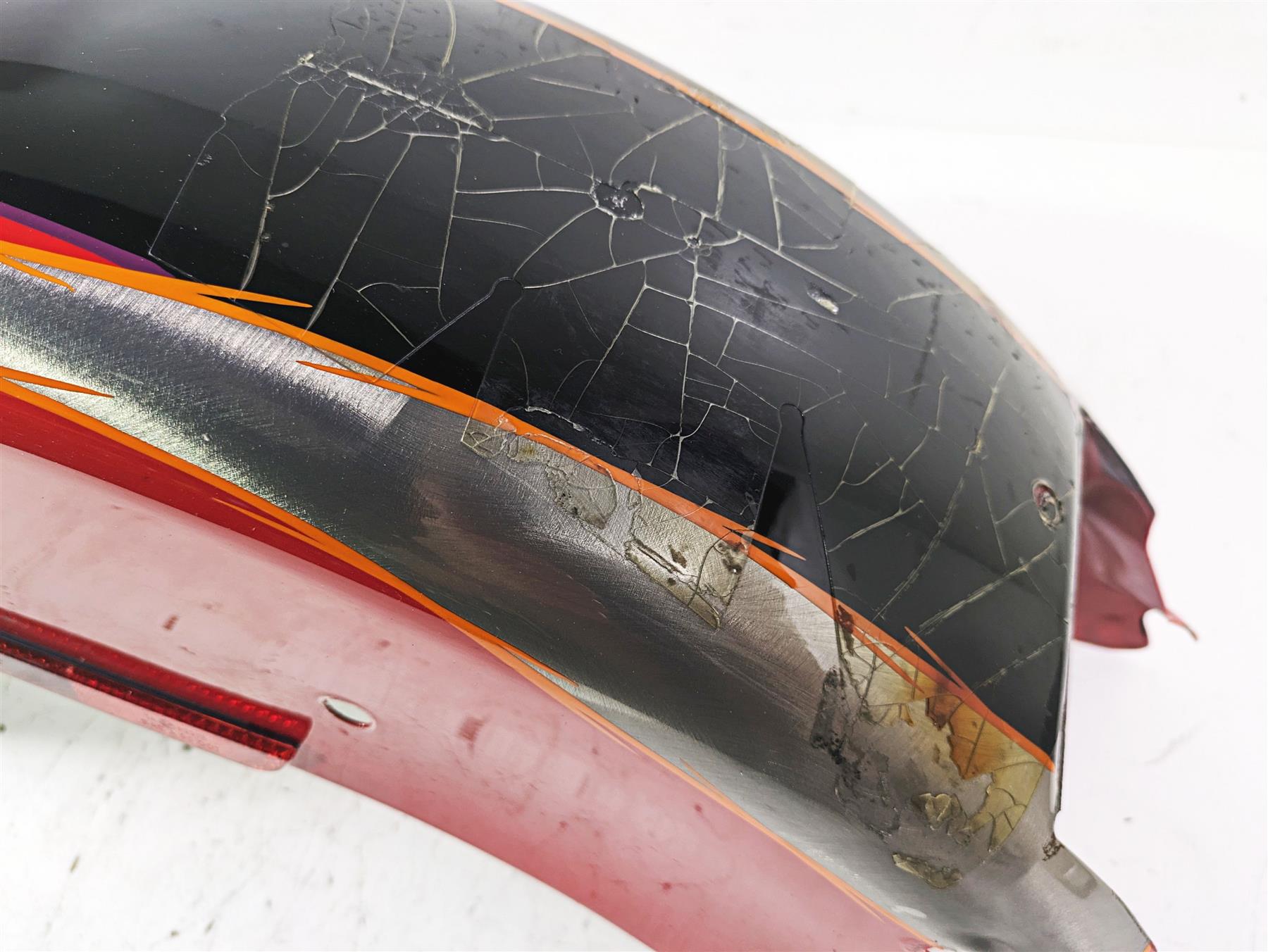 2005 Harley Softail FLSTFSE CVO Fat Boy Rear Fender Electric Cherry 59631-05 {{ shop.shopifyCountryName }} - Mototech271