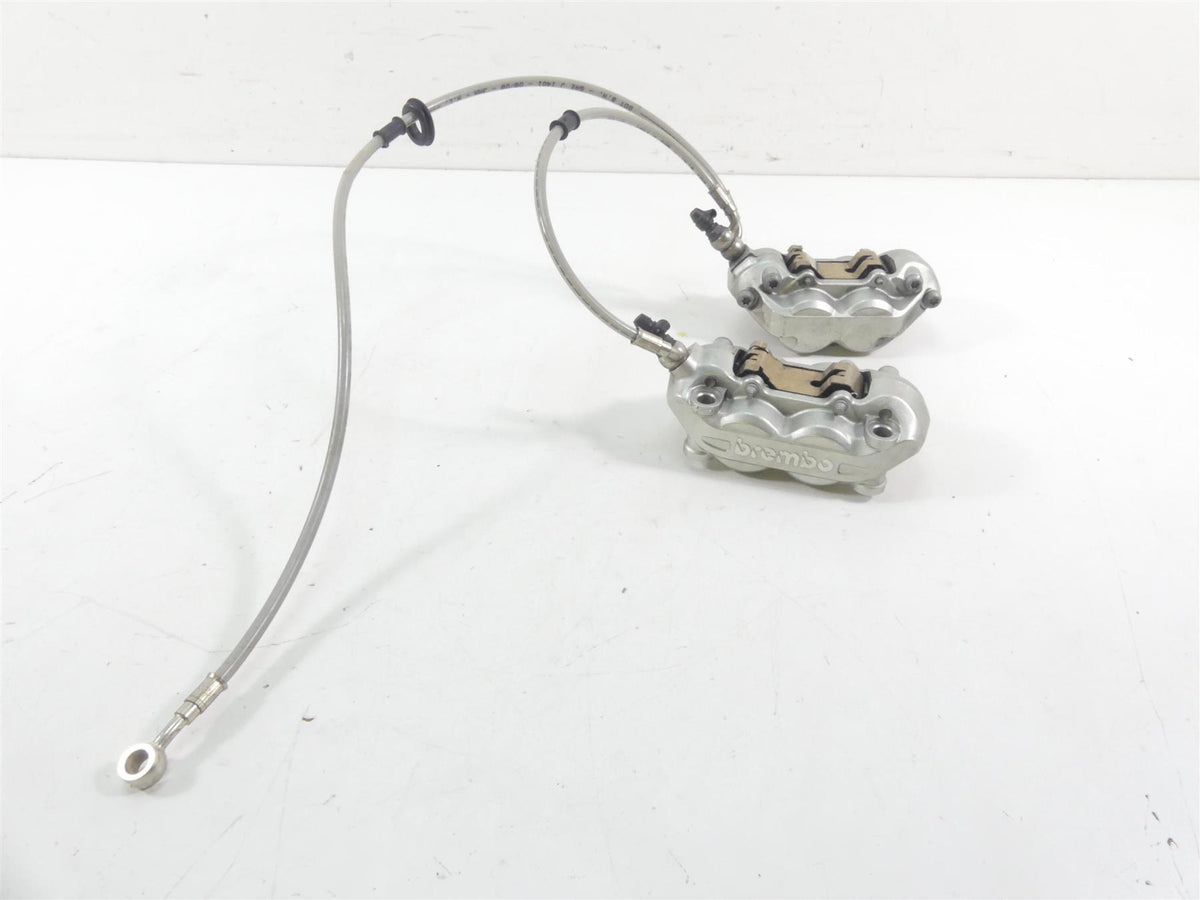 2009 Ducati Monster 1100 S Front Brembo Brake Caliper Set 61040961A 61040971A {{ shop.shopifyCountryName }} - Mototech271