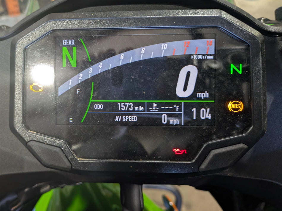 2024 Kawasaki EX500 Ninja 40th An. Speedometer Gauge Instrument 1K Only 25031-1368 {{ shop.shopifyCountryName }} - Mototech271