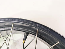 Load image into Gallery viewer, 2010 BMW R1200GS K25 Rear Wheel Rim 17x4 Spoke Black Straight 36318553004
