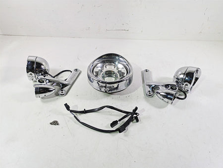 2011 Harley Touring FLHTCUSE CVO E-Glide Front Spot Head Light Blinkers 69560-06 {{ shop.shopifyCountryName }} - Mototech271