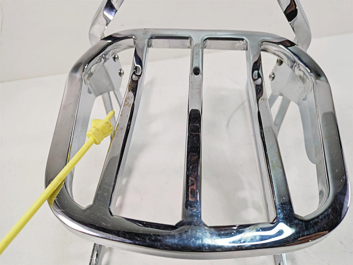 2009 Harley Dyna FXDFSE CVO Fat Bob Sissybar Sissy Bar Backrest + Luggage Rack {{ shop.shopifyCountryName }} - Mototech271
