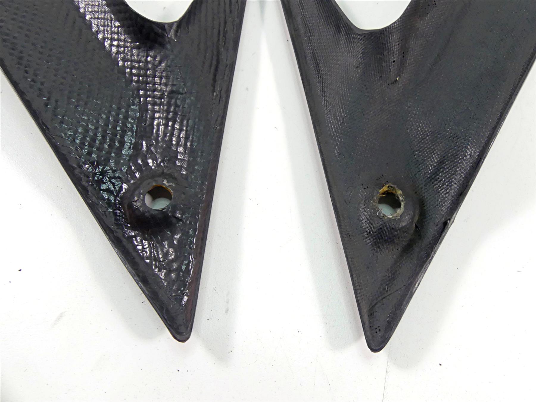 2008 Ducati 848 SBK Upper Side Carbon Cover Fairing Set 48211391A 48211401A {{ shop.shopifyCountryName }} - Mototech271