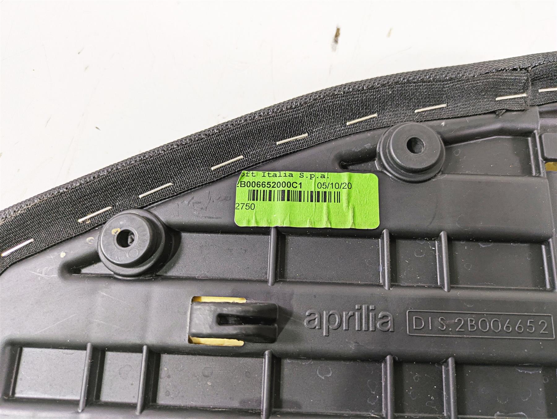 2021 Aprilia RS660 Rear Passenger Seat Saddle 2B006652000C1 {{ shop.shopifyCountryName }} - Mototech271
