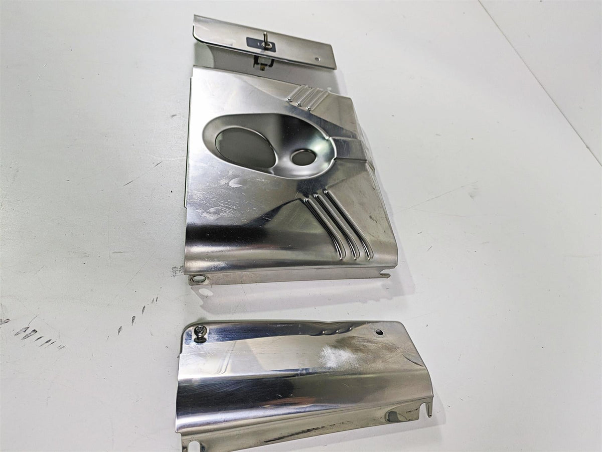 2003 Harley FLSTC Softail Heritage 100th Complete Headlight Cover Set 67808-86 {{ shop.shopifyCountryName }} - Mototech271