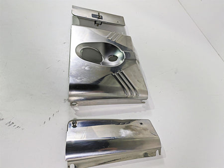 2003 Harley FLSTC Softail Heritage 100th Complete Headlight Cover Set 67808-86 {{ shop.shopifyCountryName }} - Mototech271