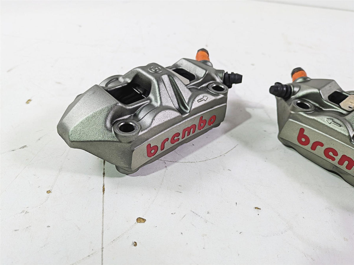2008 Ducati SBK 1098 S Brembo Front Brake Caliper 100mm Set 61040901A 61040911A {{ shop.shopifyCountryName }} - Mototech271