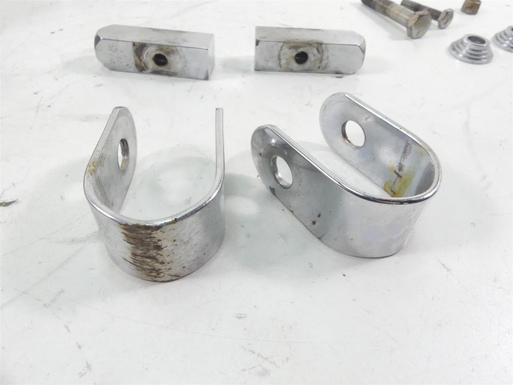 2001 Yamaha XV1600 Road Star Aftermarket Highway Foot Peg Footpeg Set {{ shop.shopifyCountryName }} - Mototech271
