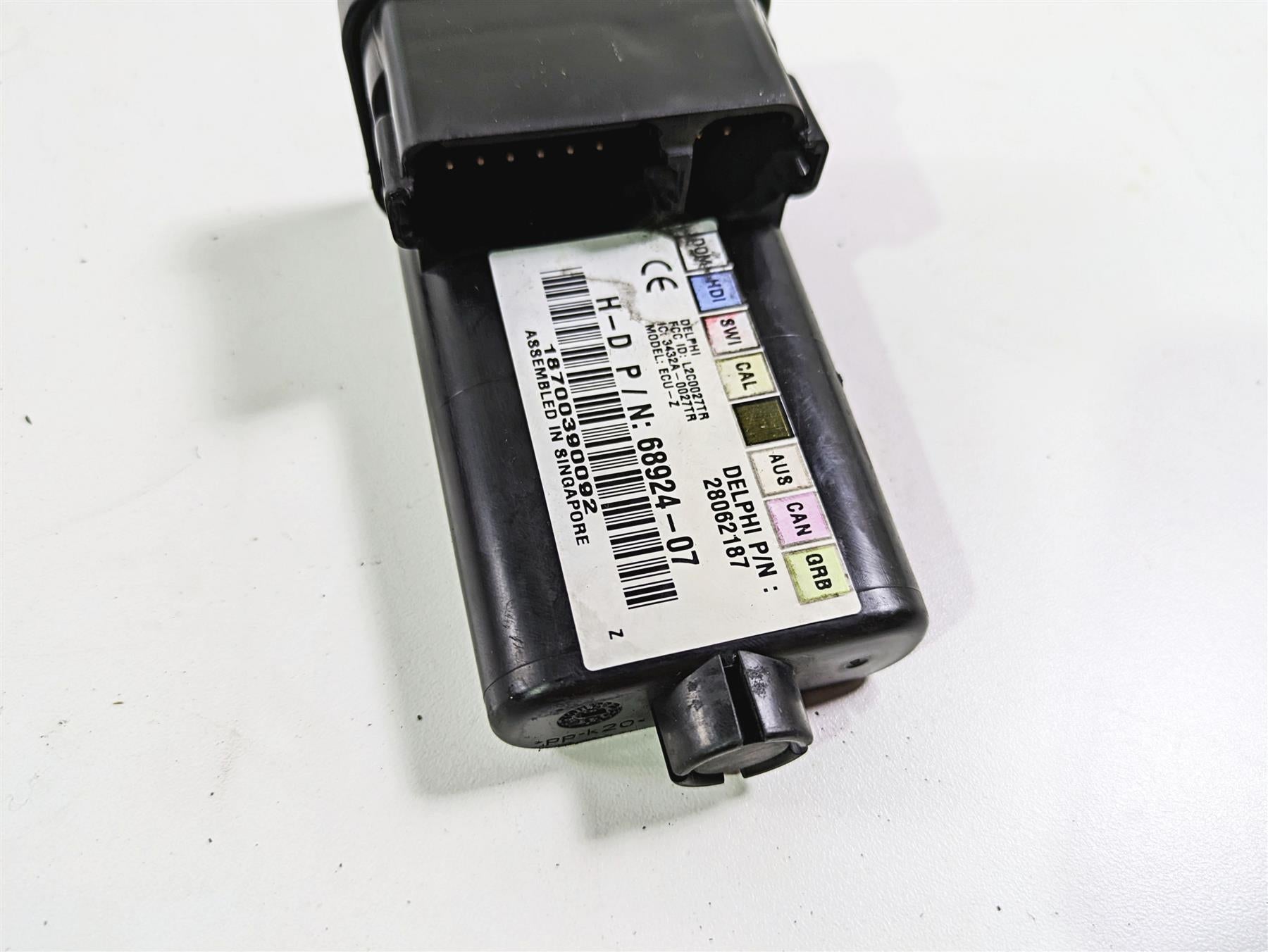 2010 Harley Touring FLHTK Electra Glide Tssm Security Module & Fob Key 68924-07 {{ shop.shopifyCountryName }} - Mototech271