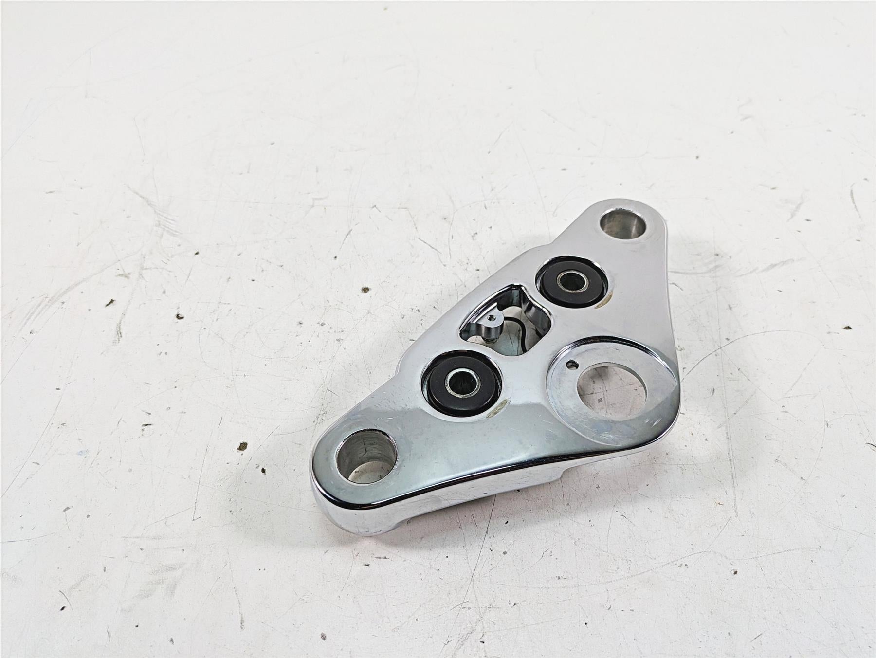 2009 Harley FXCWC Softail Rocker C Upper Triple Tree Steering Clamp 46637-08 {{ shop.shopifyCountryName }} - Mototech271