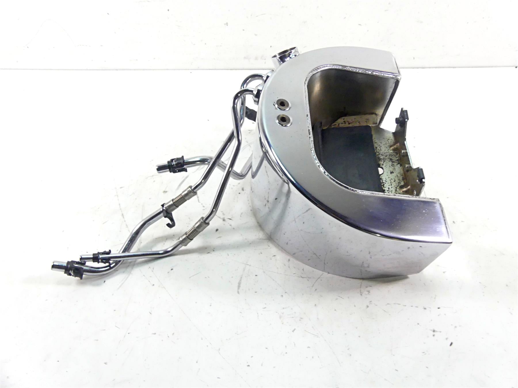 2006 Harley Softail FXSTSI Springer Oil Tank Reservoir & All Hoses 62498-00A {{ shop.shopifyCountryName }} - Mototech271