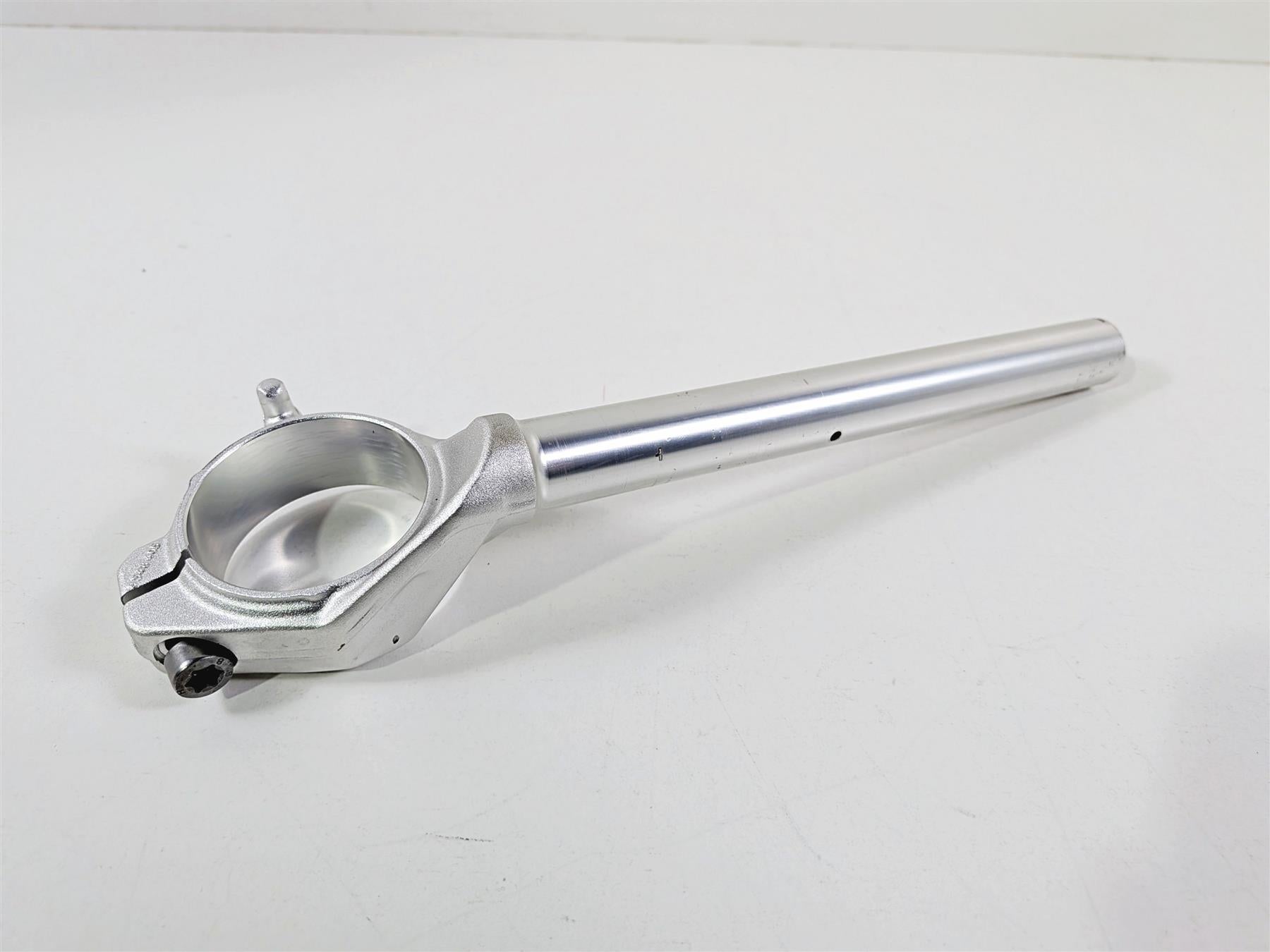 2017 BMW S1000RR K46 Left Oem Silver Aluminum Clip On Handlebar 32718548405 {{ shop.shopifyCountryName }} - Mototech271