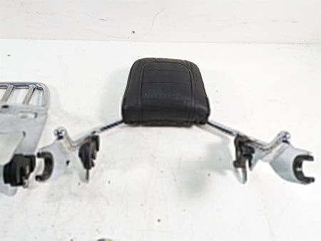 2011 Harley Touring FLHR Road King Passenger Backrest Luggage Rack Quick Release Set {{ shop.shopifyCountryName }} - Mototech271