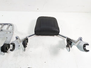 2011 Harley Touring FLHR Road King Passenger Backrest Luggage Rack Quick Release Set | Mototech271