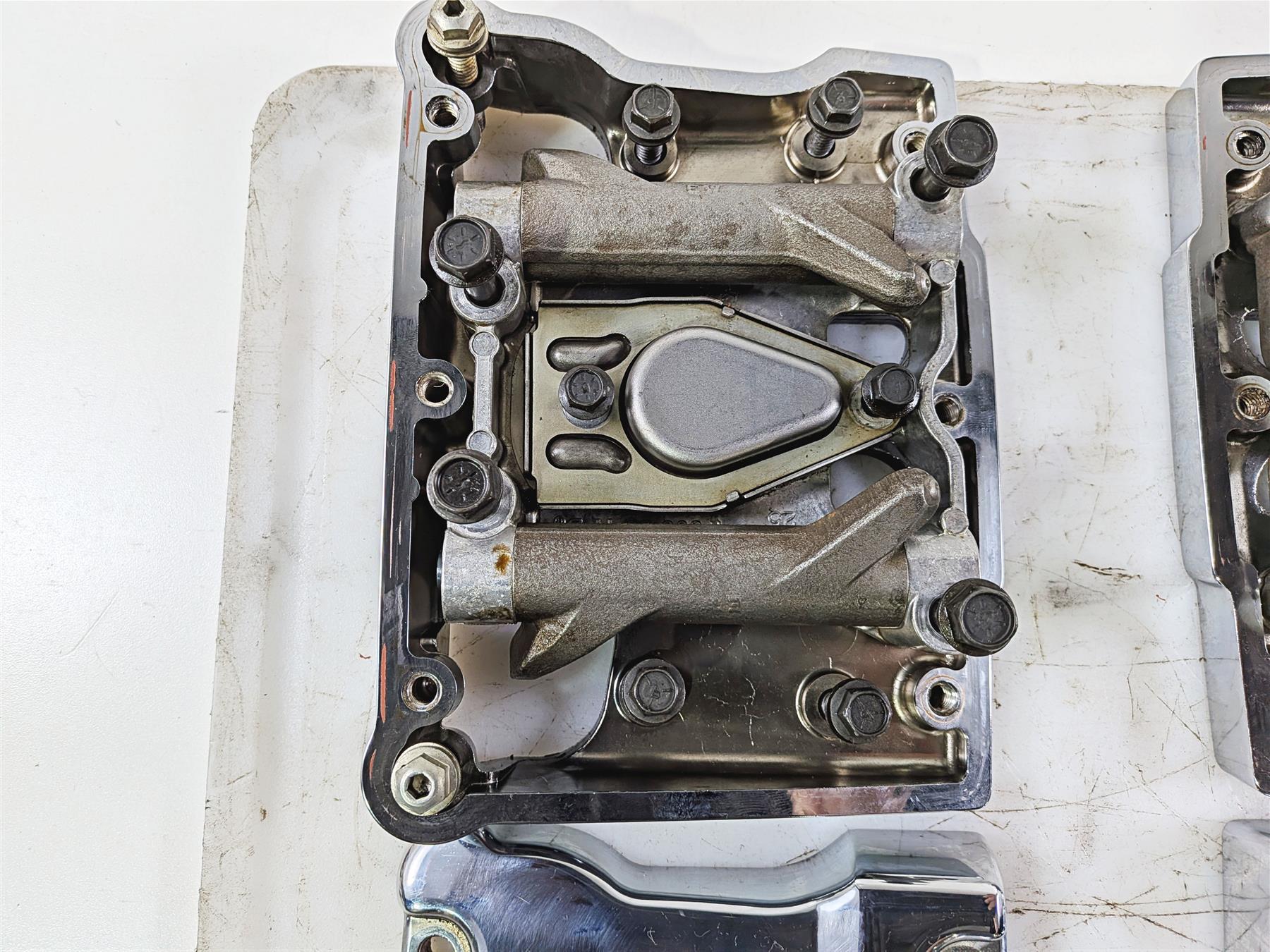 2014 Harley FXSB Softail Breakout Rocker Plates & Valve Cover Set 17543-99A-Mototech271