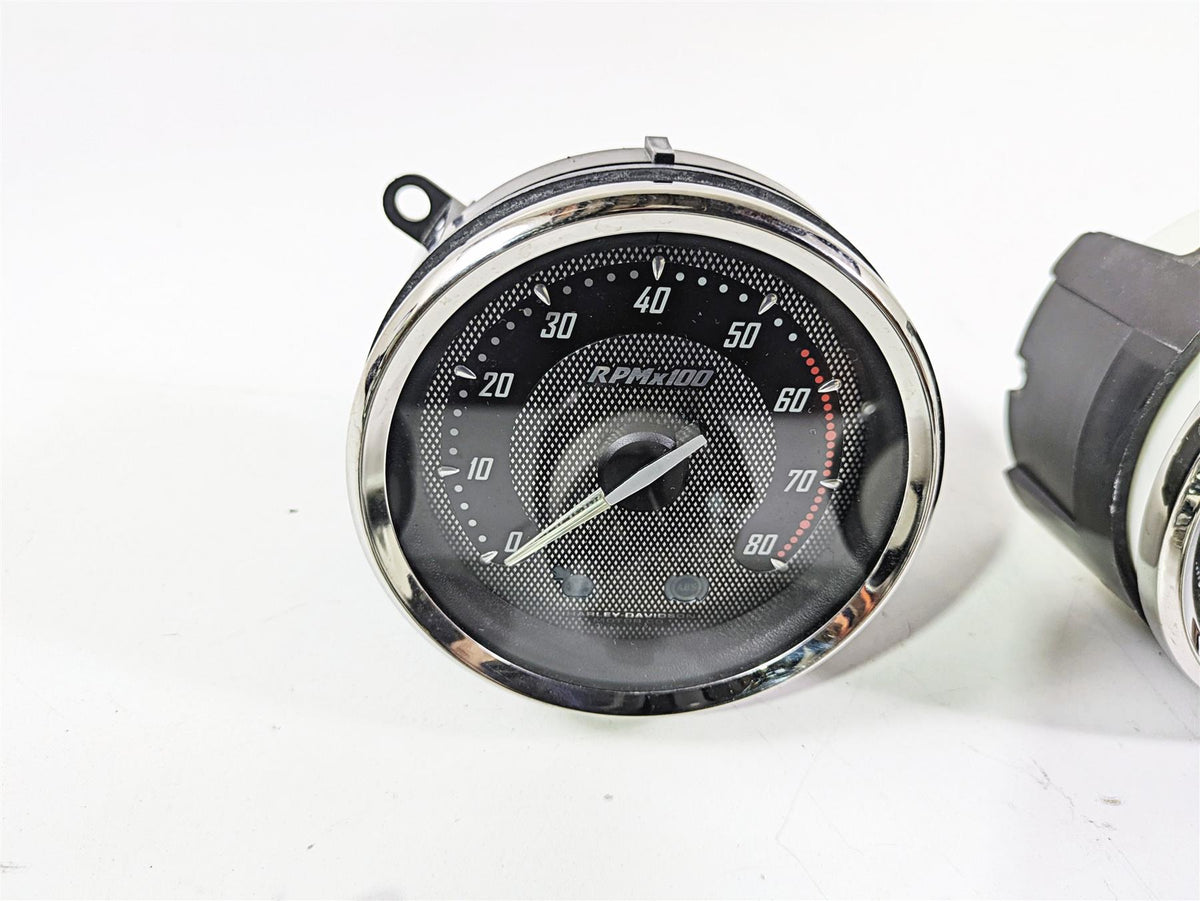 2011 Harley Touring FLHTCUSE CVO E-Glide Speedo Tacho Meter Gauges Set 70731-10 {{ shop.shopifyCountryName }} - Mototech271