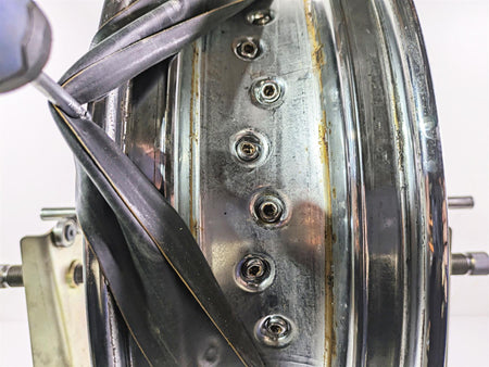 2007 Harley FXDWG Dyna Wide Glide Straight 17x4.5 Rear Wheel Rim 40979-06B {{ shop.shopifyCountryName }} - Mototech271