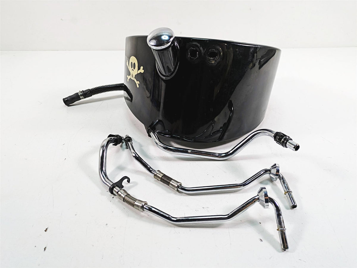 2009 Harley Softail FLSTSB Cross Bones Oil Tank Reservoir & Lines 62507-09DH {{ shop.shopifyCountryName }} - Mototech271
