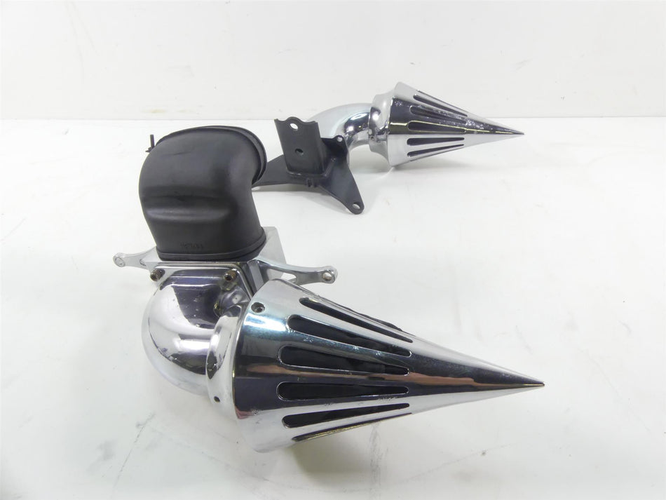 2004 Yamaha XV1700 Road Star Warrior Dual Spike Air Cleaner Breather Filter {{ shop.shopifyCountryName }} - Mototech271
