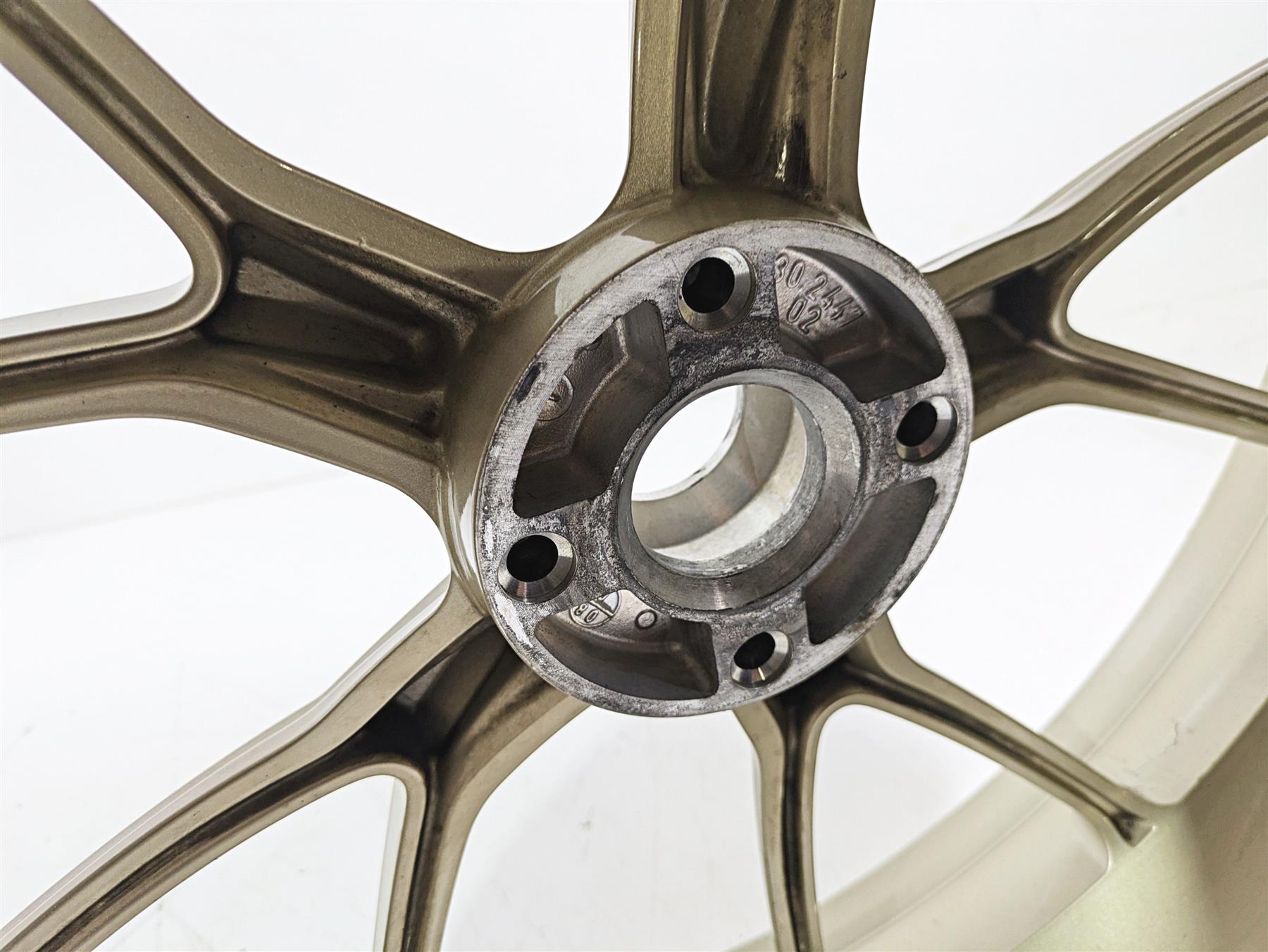2009 Ducati Monster 1100 S Rear Wheel Rim Marchesini Gold 17x5.5 50211331AG {{ shop.shopifyCountryName }} - Mototech271