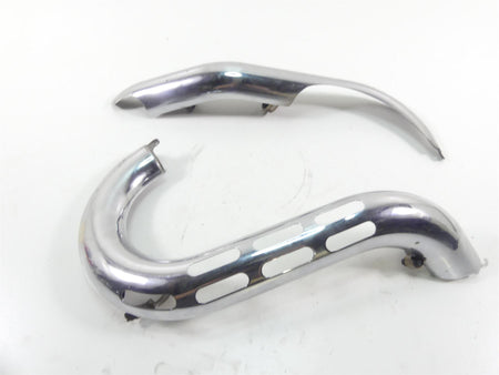 2014 Harley FXDF Dyna Fat Bob Front Rear Header Pipe Heat Shield Set 64830-08 {{ shop.shopifyCountryName }} - Mototech271