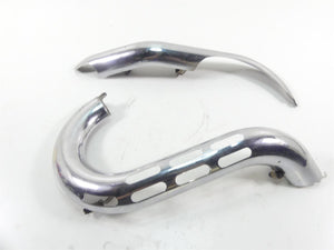 2014 Harley FXDF Dyna Fat Bob Front Rear Header Pipe Heat Shield Set 64830-08 | Mototech271