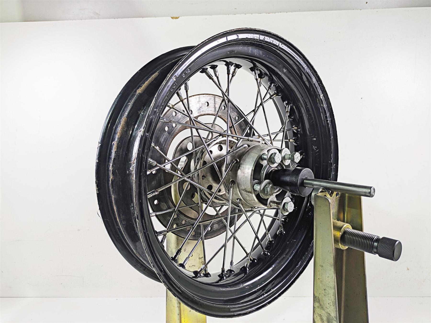 2016 Harley FXDWG Dyna Wide Glide 17x4.5 Rear Wheel Spoke Rim - Read 41430-09A {{ shop.shopifyCountryName }} - Mototech271
