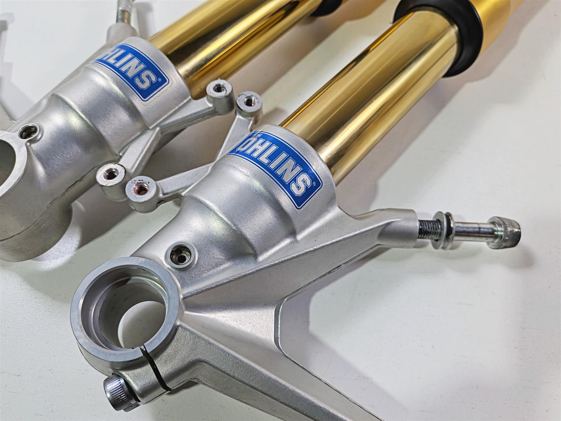 2011 Ducati Streetfighter 1098 S Nice Ohlins Front Fork 3K ! 34420172B 34520171B {{ shop.shopifyCountryName }} - Mototech271