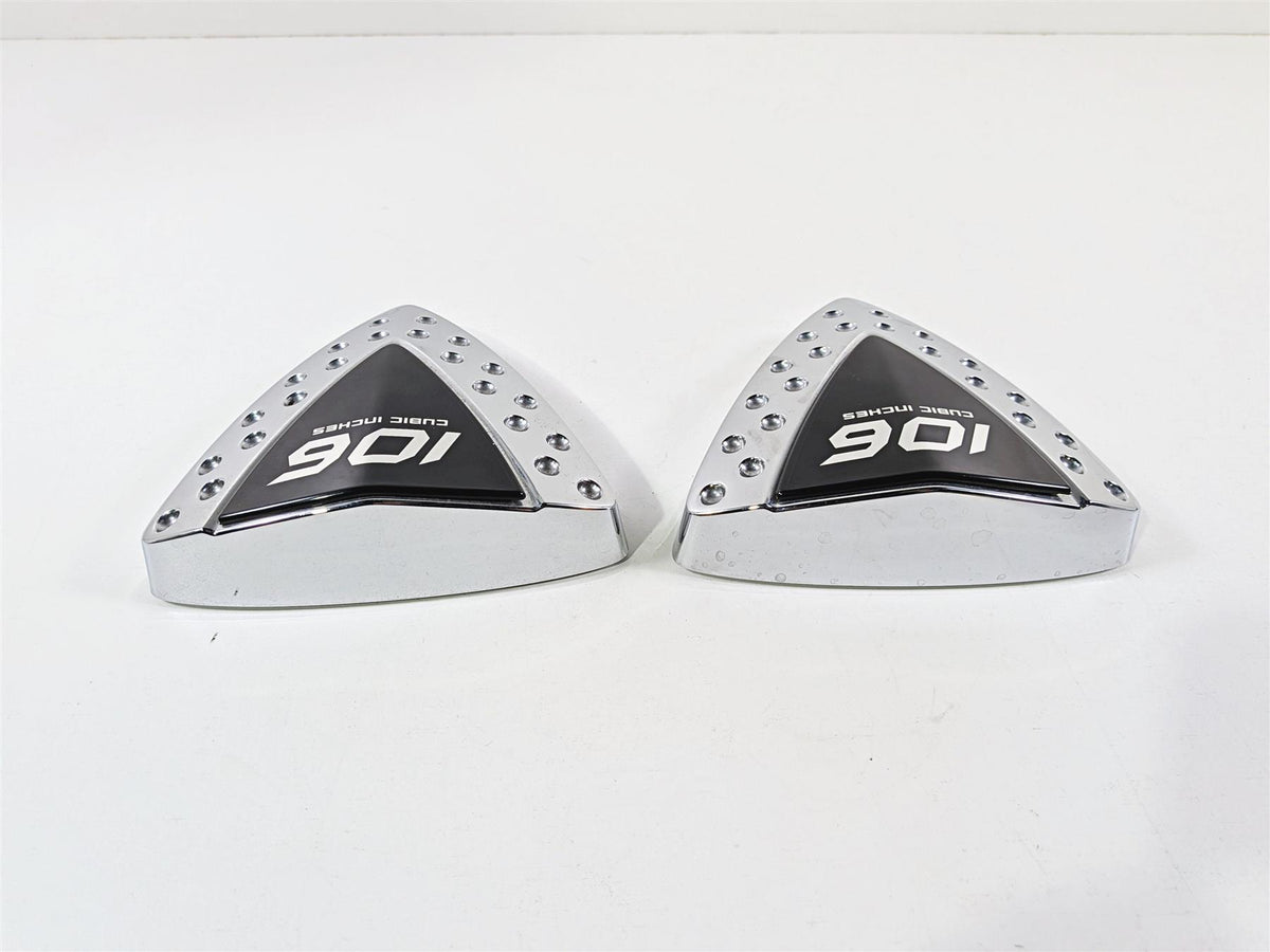 2013 Victory Vision Tour Left Right Triangle Chrome Side Cover Set 5245659 {{ shop.shopifyCountryName }} - Mototech271