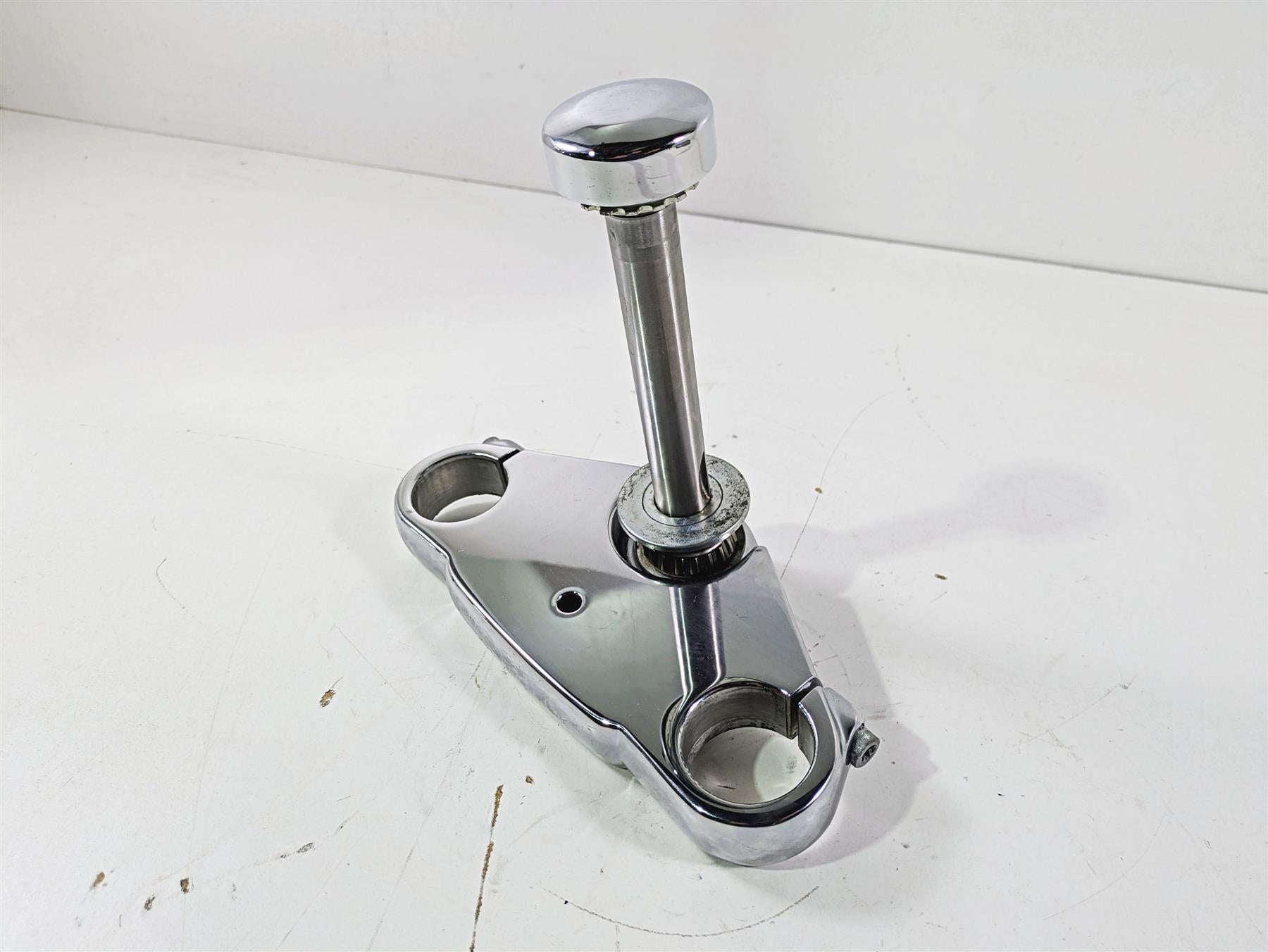 2009 Harley FXCWC Softail Rocker Lower Triple Tree Steering Clamp 49mm 46429-08 {{ shop.shopifyCountryName }} - Mototech271