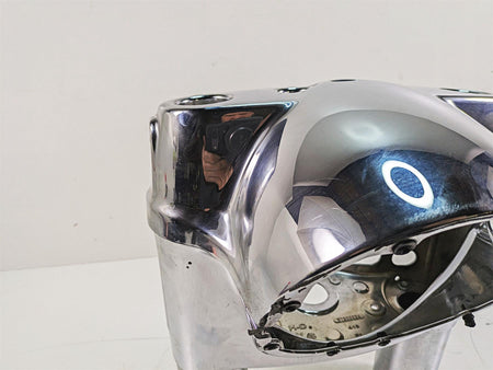 2012 Harley FLD Dyna Switchback Chrome Headlight Head Light Nacelle Set 61400078 {{ shop.shopifyCountryName }} - Mototech271