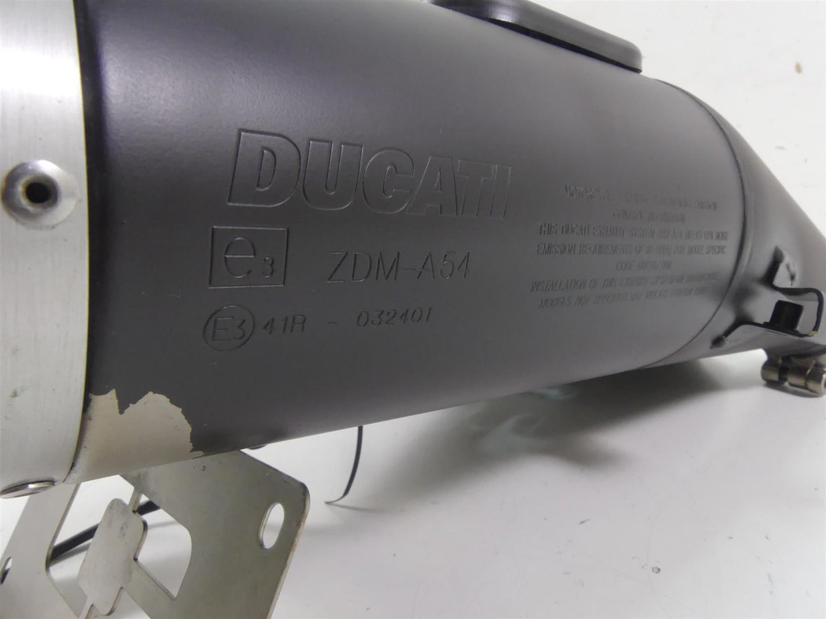 2008 Ducati Hypermotard 1100 Oem Exhaust Pipe Muffler Set 57311051A 57411051A {{ shop.shopifyCountryName }} - Mototech271