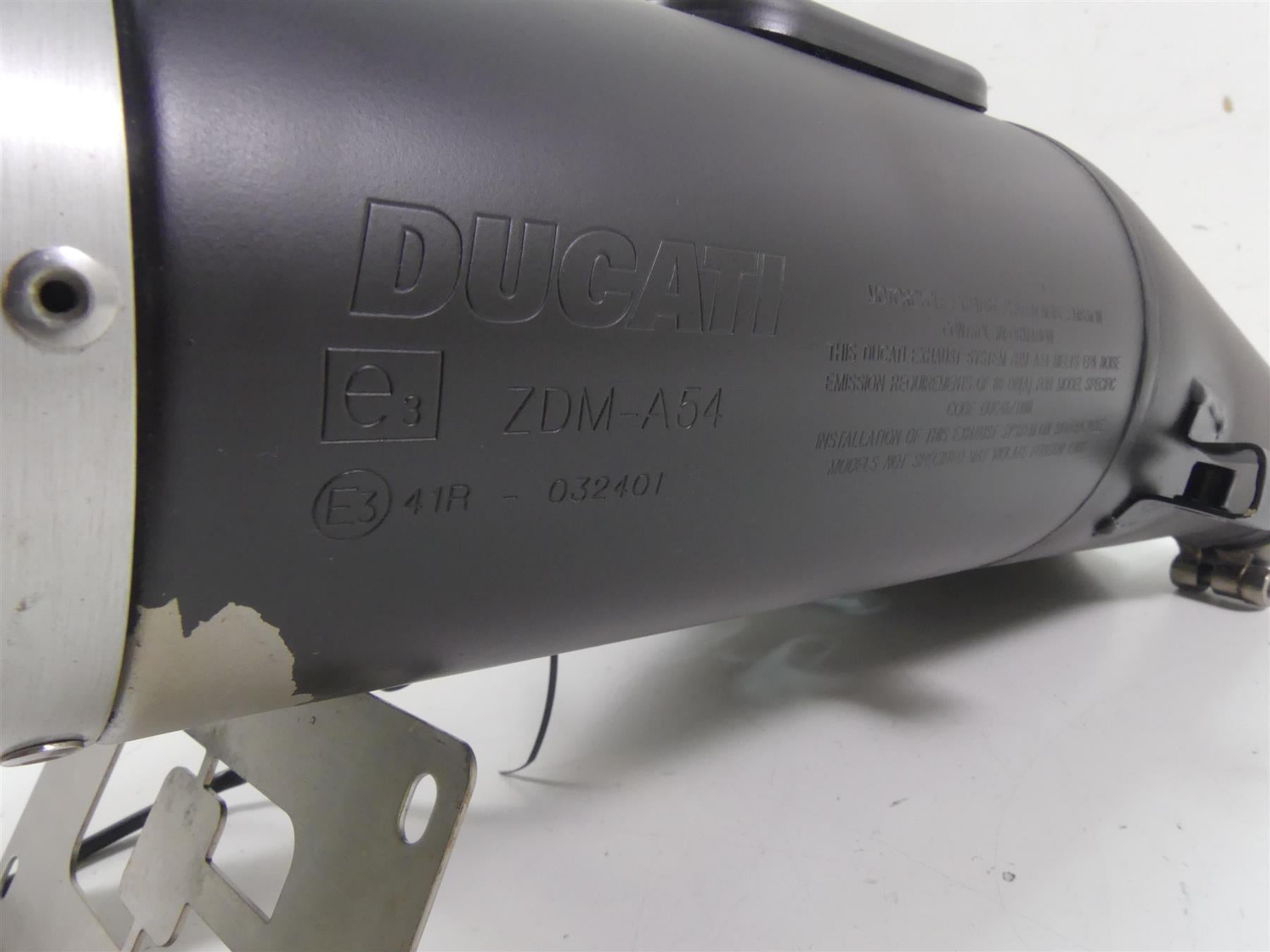 2008 Ducati Hypermotard 1100 Oem Exhaust Pipe Muffler Set 57311051A 57411051A {{ shop.shopifyCountryName }} - Mototech271