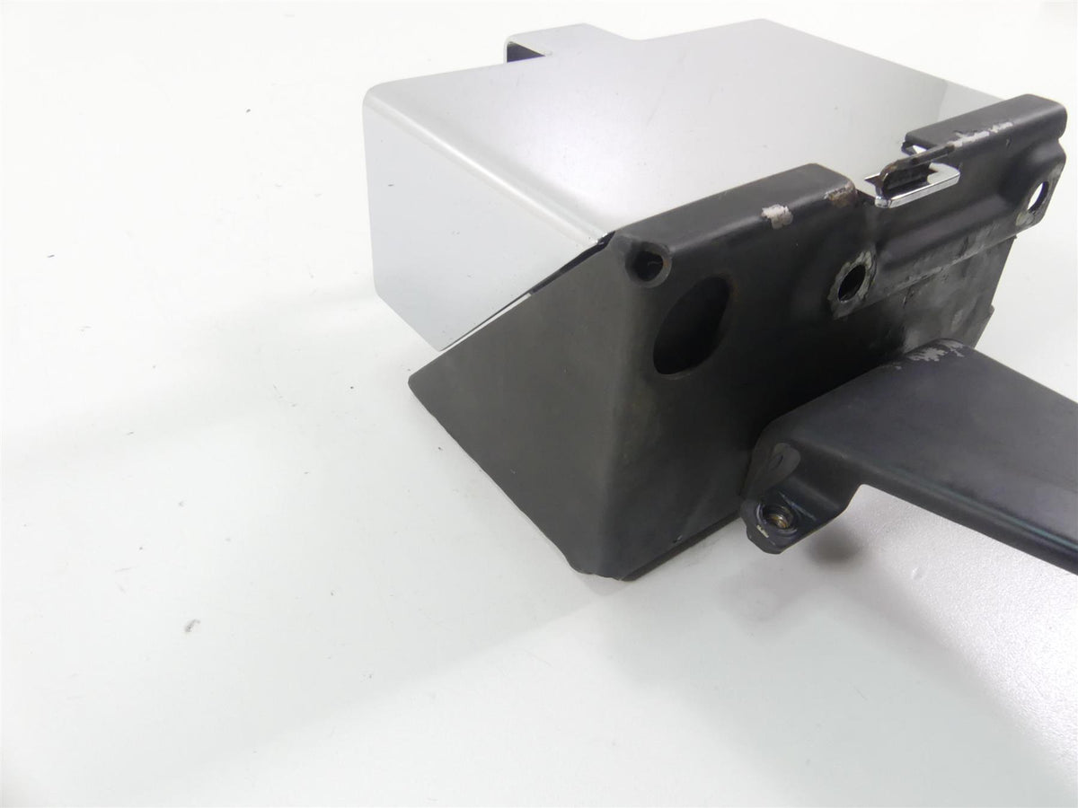 2002 Triumph Bonneville America Battery Box & Chrome Cover Lid Holder A9750011 {{ shop.shopifyCountryName }} - Mototech271