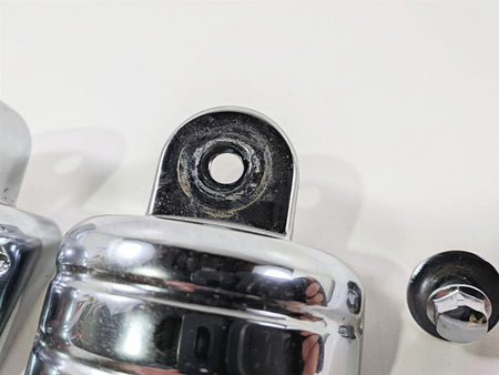 2003 Honda V-Twin VTX1800 C Kuryakyn Chrome Rear Shock Top Covers 8261 {{ shop.shopifyCountryName }} - Mototech271