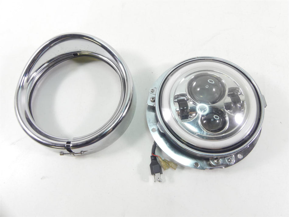 2004 Harley FLHTC SE CVO Electra Glide Led Head Light Lamp Headlight {{ shop.shopifyCountryName }} - Mototech271