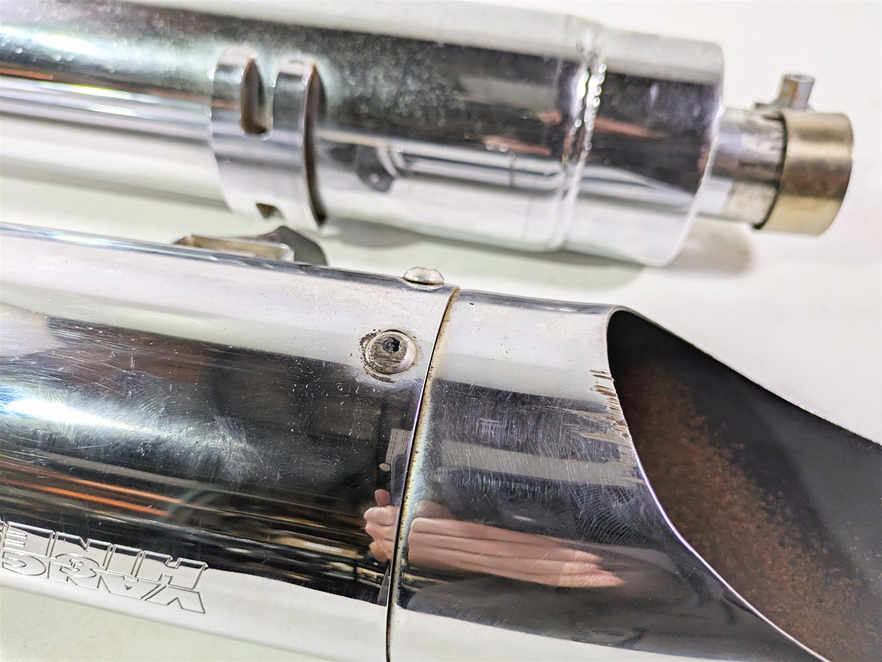 2017 Indian Chieftain Limited Vance Hines Turn Down Slip On Exhaust 4" 18531 {{ shop.shopifyCountryName }} - Mototech271