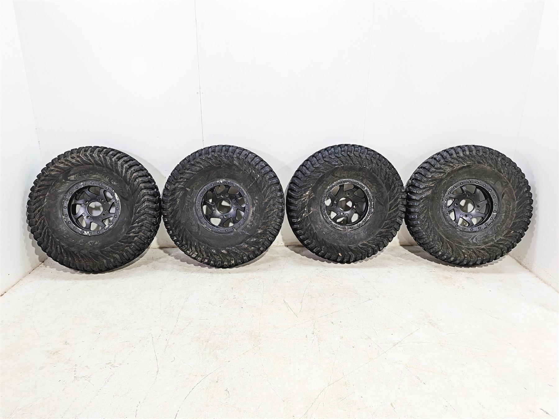CROSS Super High Grip タイヤセット TR-303 2020 Kawasaki Teryx KRX KRF 1000 15x7 Super Grip Wheel & 37x10R15