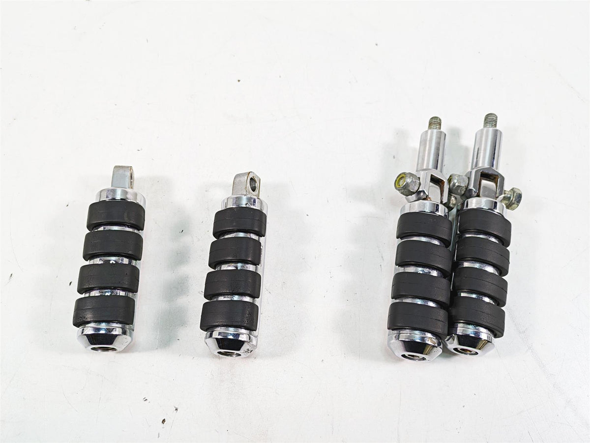 2006 Harley Softail FXSTSI Springer Front Rear Chrome Foot Peg Rest Set 50942-00 {{ shop.shopifyCountryName }} - Mototech271