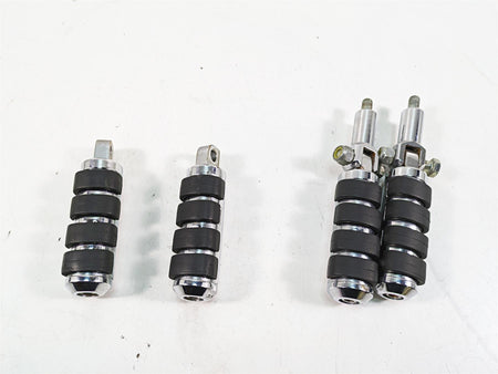 2006 Harley Softail FXSTSI Springer Front Rear Chrome Foot Peg Rest Set 50942-00 {{ shop.shopifyCountryName }} - Mototech271