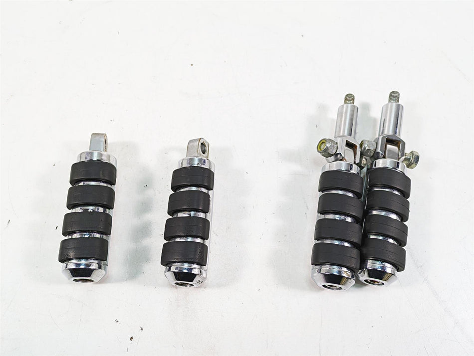 2006 Harley Softail FXSTSI Springer Front Rear Chrome Foot Peg Rest Set 50942-00 {{ shop.shopifyCountryName }} - Mototech271