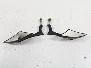 2013 Harley Touring FLHX Street Glide Aftermarket Blade Rear View Mirror Set | Mototech271
