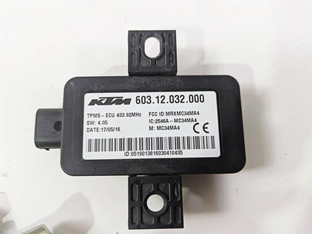 2017 KTM 1290 Super Duke GT Tpms Tire Pressure & Module Sensor Set 60312032000 {{ shop.shopifyCountryName }} - Mototech271